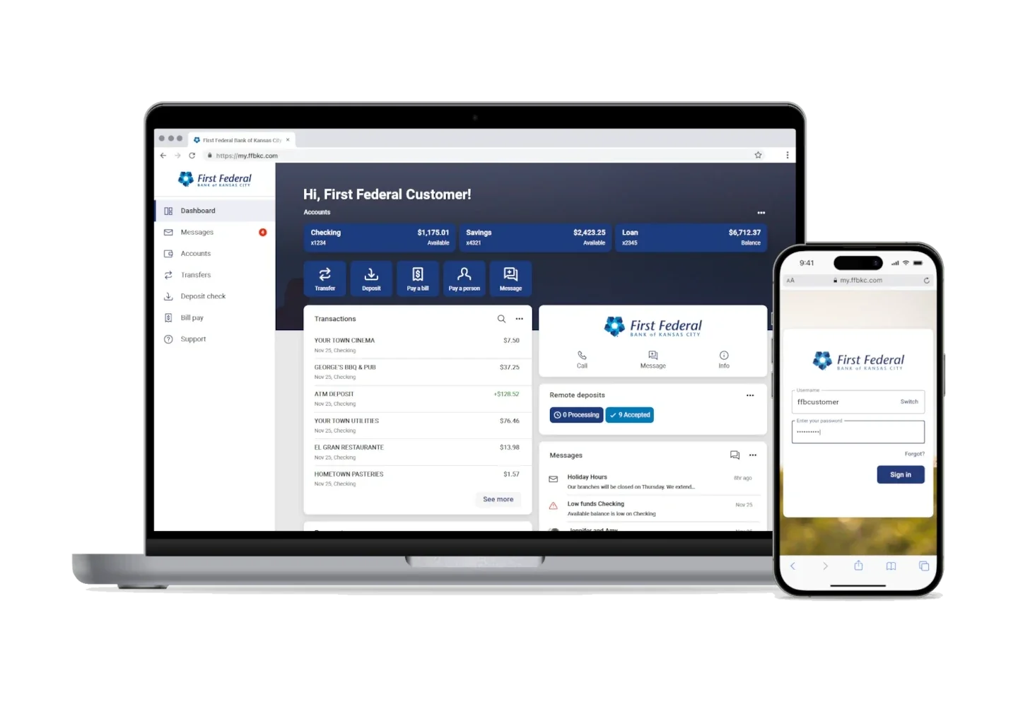first federal digital banking